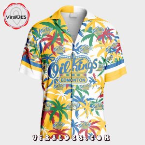Custom Edmonton Oil Kings Mix Home And Away Color Hawaiian Shirt