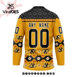 NHL Boston Bruins Personalized Native Design Hockey Jersey