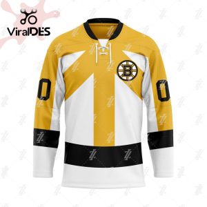Custom Boston Bruins Specialized Flying Jersey X Morden Stadium Hockey Jersey