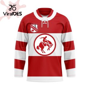Calgary Flames Special Heritage Jersey Concepts With Team Logo Hockey Jersey