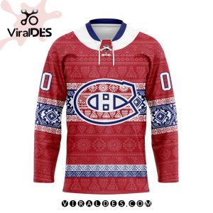 NHL Montreal Canadiens Personalized Native Design Hockey Jersey