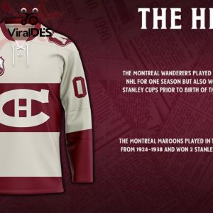 Montreal Canadiens Special Heritage Jersey Concepts With Team Logo Hockey Jersey