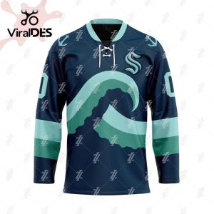 Custom Seattle Kraken Specialized Flying Jersey X Morden Stadium Hockey Jersey