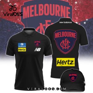 Melbourne Demons AFL Polo, Cap Limited Edition