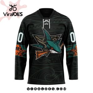 NHL San Jose Sharks Personalized Native Design Hockey Jersey