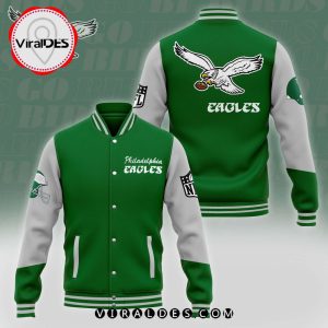 LIMITED EDITION Philadelphia Eagles NFL Green Baseball Jacket
