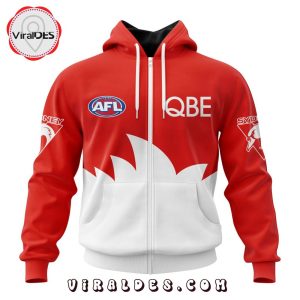 Personalized AFL Sydney Swans Home Kits 2023 Hoodie