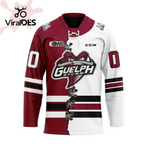 Custom Guelph Storm Mix Home And Away Hockey Jersey