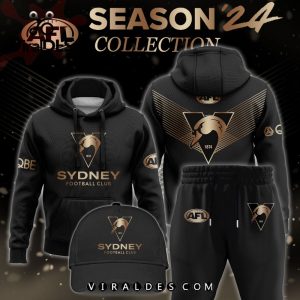 AFL Sydney Swans Gold Premier 2024 Hoodie, Jogger, Cap