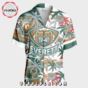 Custom Everett Silvertips Mix Home And Away Color Hawaiian Shirt