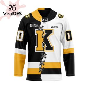 Custom Kingston Frontenacs Mix Home And Away Hockey Jersey