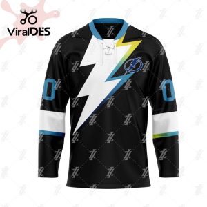 Custom Tampa Bay Lightning Specialized Flying Jersey X Morden Stadium Hockey Jersey