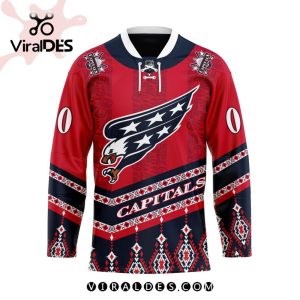 NHL Washington Capitals Personalized Native Design Hockey Jersey