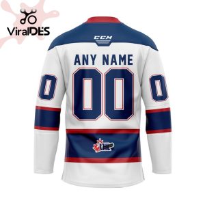 Custom Saginaw Spirit Away Hockey Jersey