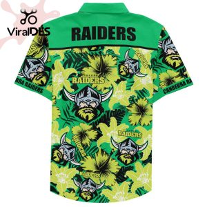 NRL Canberra Raiders Custom Text Hawaiian Shirt
