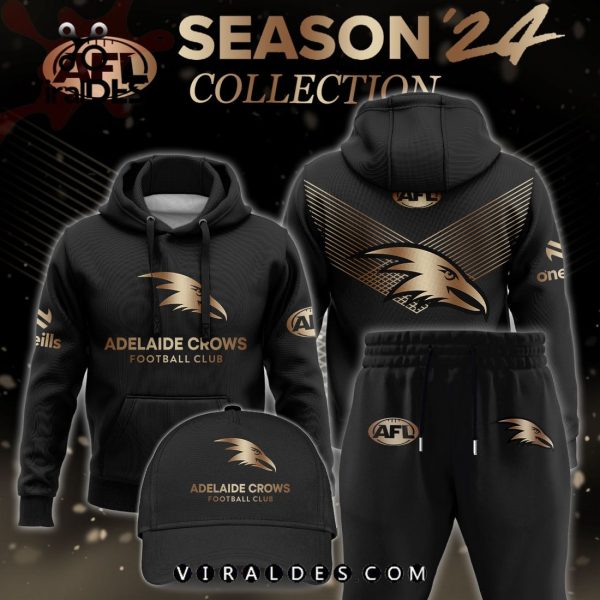 AFL Adelaide Crows Gold Premier 2024 Hoodie, Jogger, Cap