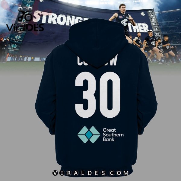 AFL Carlton Blues Charlie Curnow Pullover Hoodie, Jogger, Cap