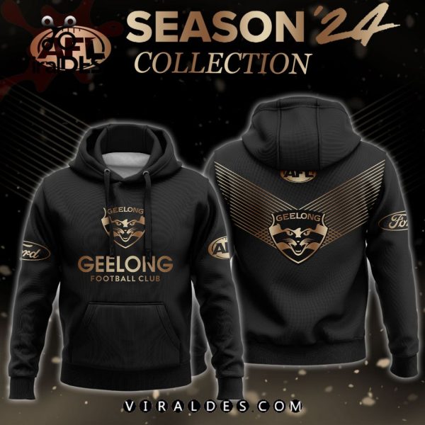 AFL Geelong Cats Gold Premier 2024 Hoodie, Jogger, Cap