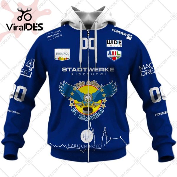 Alps Hockey League EC Kitzbuhel Jersey Style Hoodie 3D