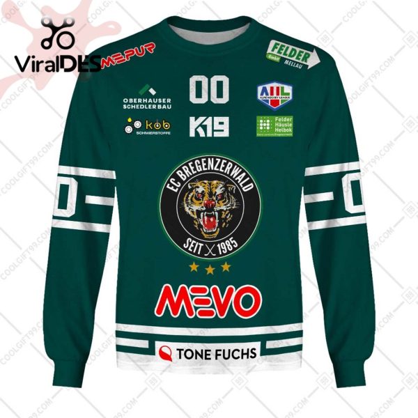 Alps Hockey League EHC Bregenzerwald Jersey Style Hoodie 3D