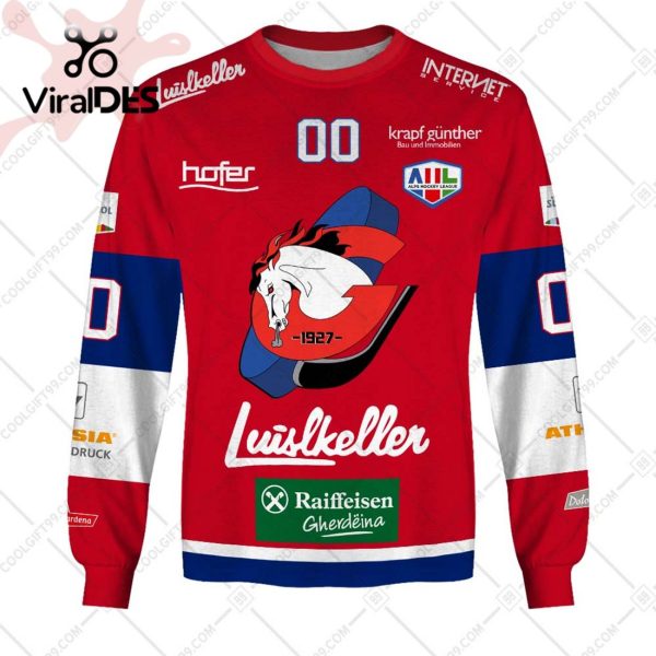 Alps Hockey League HC Gardena Jersey Style Hoodie 3D