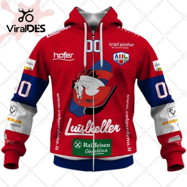 Alps Hockey League HC Gardena Jersey Style Hoodie 3D