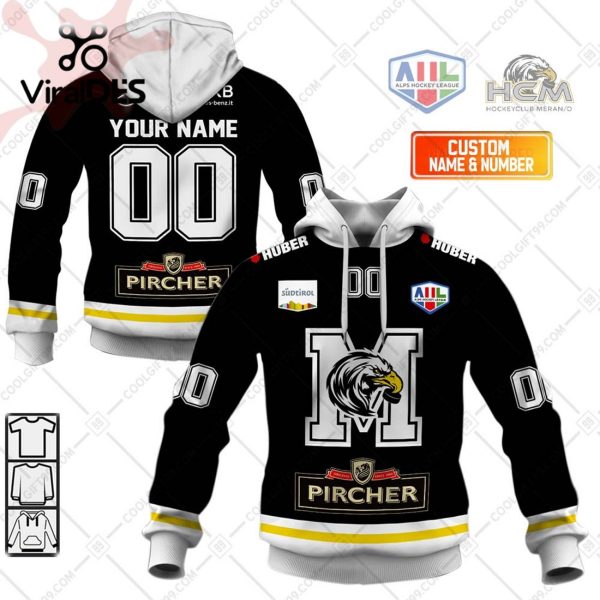 Alps Hockey League HC Merano Jersey Style Hoodie 3D