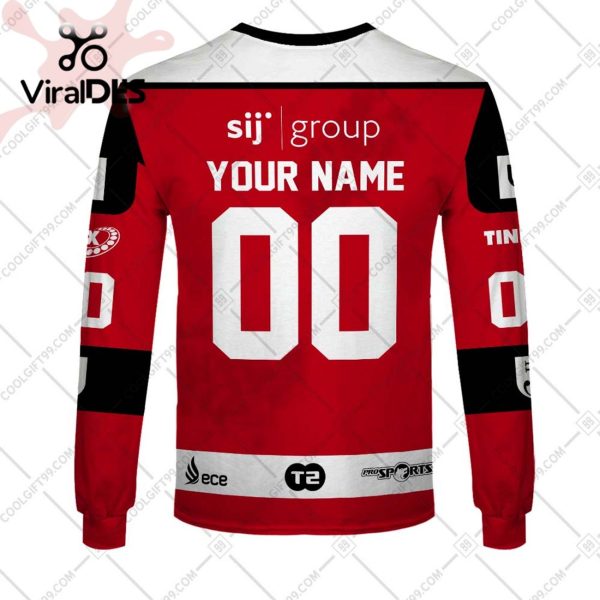 Alps Hockey League HDD SIJ Acroni Jesenice Jersey Style Hoodie 3D