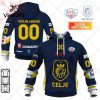 Alps Hockey League Hockey Unterland Bacio Della Luna Jersey Style Hoodie 3D