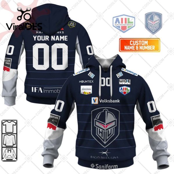 Alps Hockey League Hockey Unterland Bacio Della Luna Jersey Style Hoodie 3D