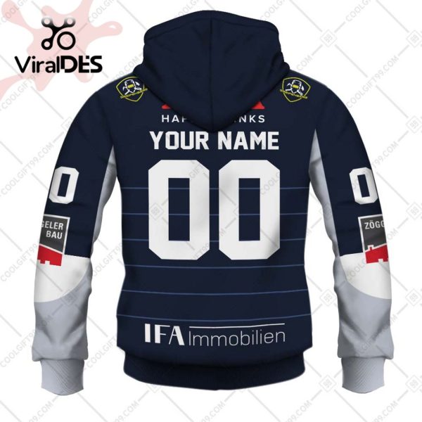 Alps Hockey League Hockey Unterland Bacio Della Luna Jersey Style Hoodie 3D