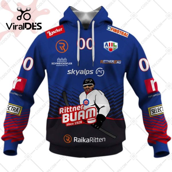 Alps Hockey League Rittner Buam Sky Alps Jersey Style Hoodie 3D