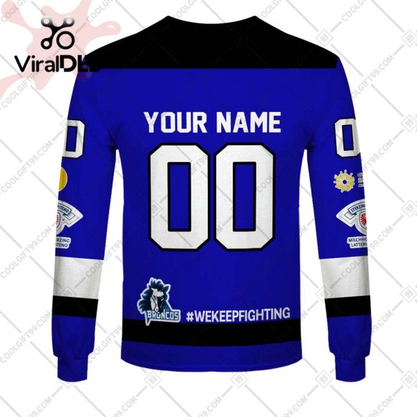 Alps Hockey League Wipptal Broncos Weihenstephan Jersey Style Hoodie 3D