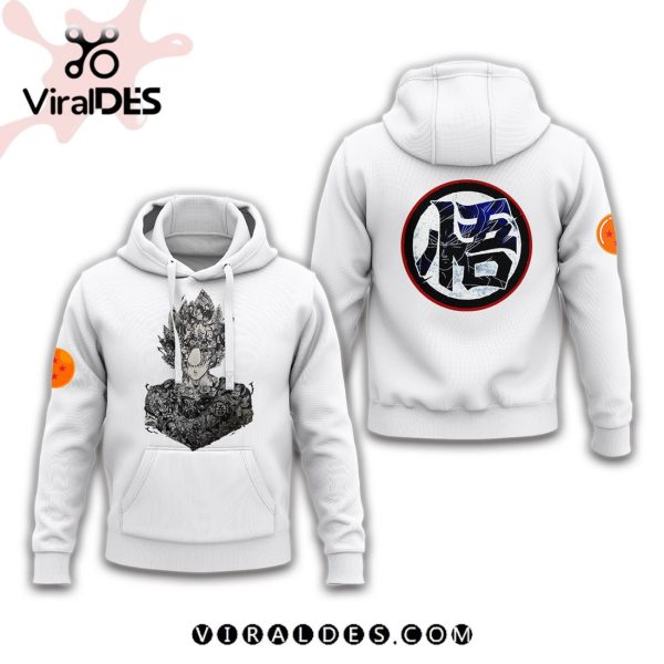 Anime Dragon Ball Goku Custom Fandom White Hoodie 3D