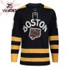 Boston Bruins 100th Anniversary Primegreen Custom White Hockey Jersey