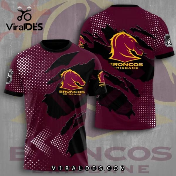 Brisbane Broncos NRL New Luxury Design Hoodie 3D Limited