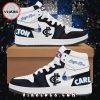 Custom Halloween Carlton Blues Trick Or Treat Air Jordan 1 Hightop Sneaker