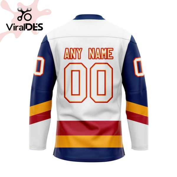 Colorado Avalanche Special Heritage Jersey Concepts With Team Logo Hockey Jersey