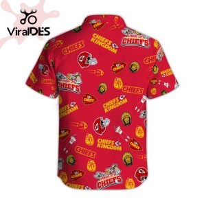 NFL Kansas City Chiefs Red Bundle Icons Hawaiian Shirt