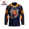 Custom Barrie Colts Mix Home And Away Hockey Jersey