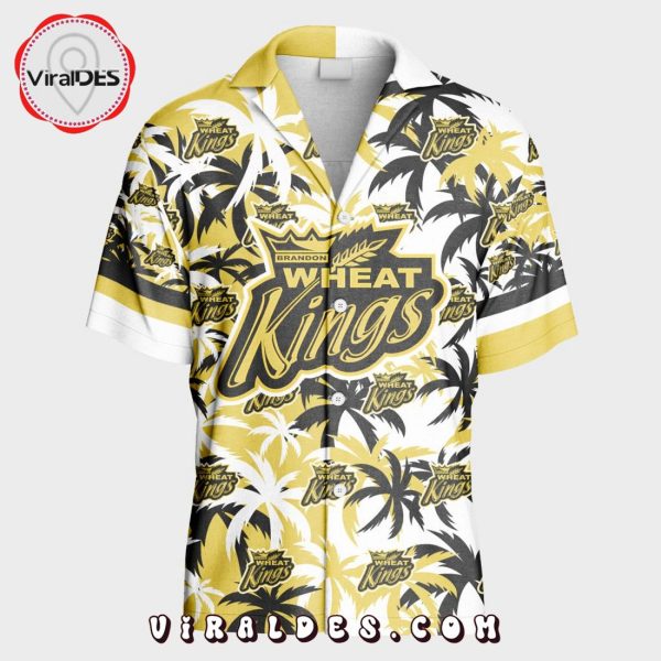 Custom Brandon Wheat Kings Mix Home And Away Color Hawaiian Shirt