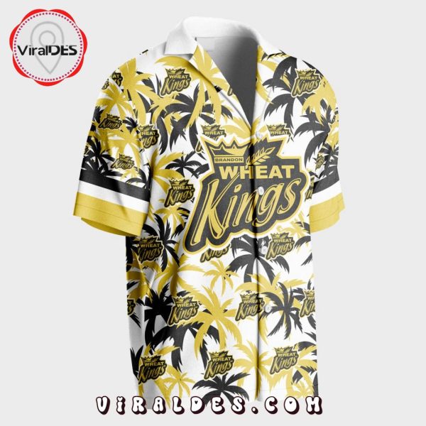 Custom Brandon Wheat Kings Using AwayJersey Color Hawaiian Shirt
