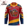 Custom Erie Otters Mix Home And Retro Hockey Jersey