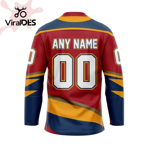 Custom Erie Otters Reverse Retro Pattern Hockey Jersey