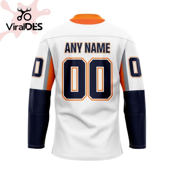 Custom Flint Firebirds Away Hockey Jersey