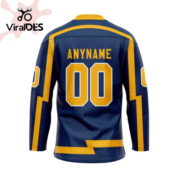 Custom Georgia Swarm Special Reverse Retro Pattern Hockey Jersey