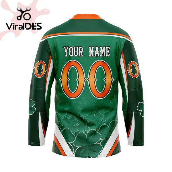 Custom Georgia Swarm Team Jersey For St.Patrick Day Hockey Jersey