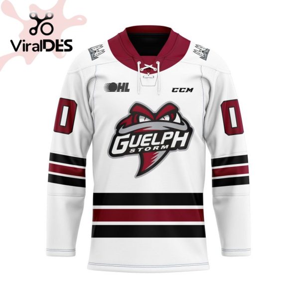 Custom Guelph Storm Away Hockey Jersey