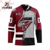 Custom Guelph Storm Mix Home And Away Hockey Jersey