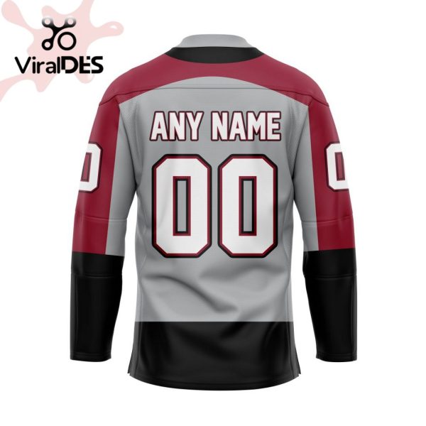 Custom Guelph Storm Reverse Retro Pattern Hockey Jersey